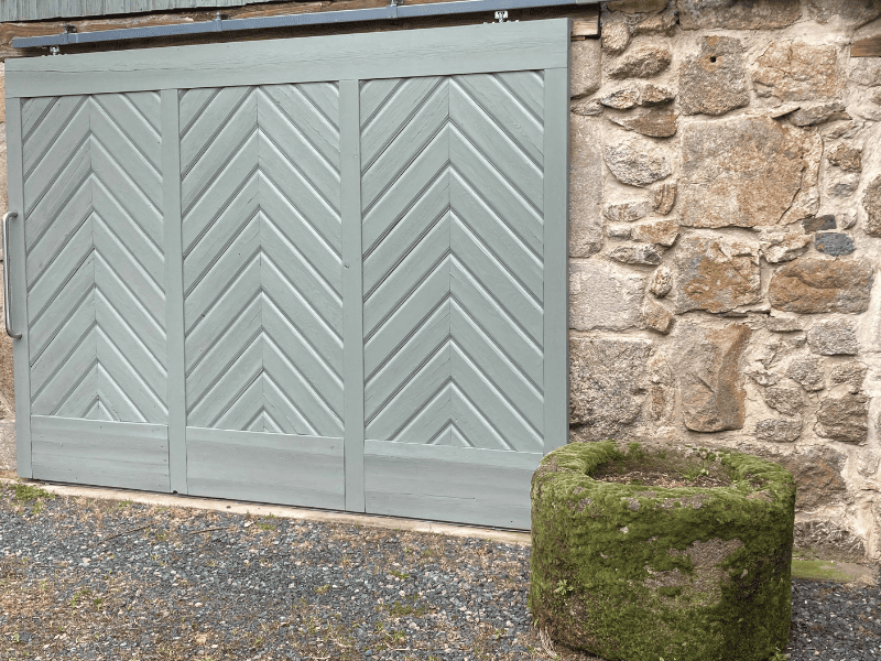 Portail réalisé avec SYLVAlasure OPAQ ral 6034